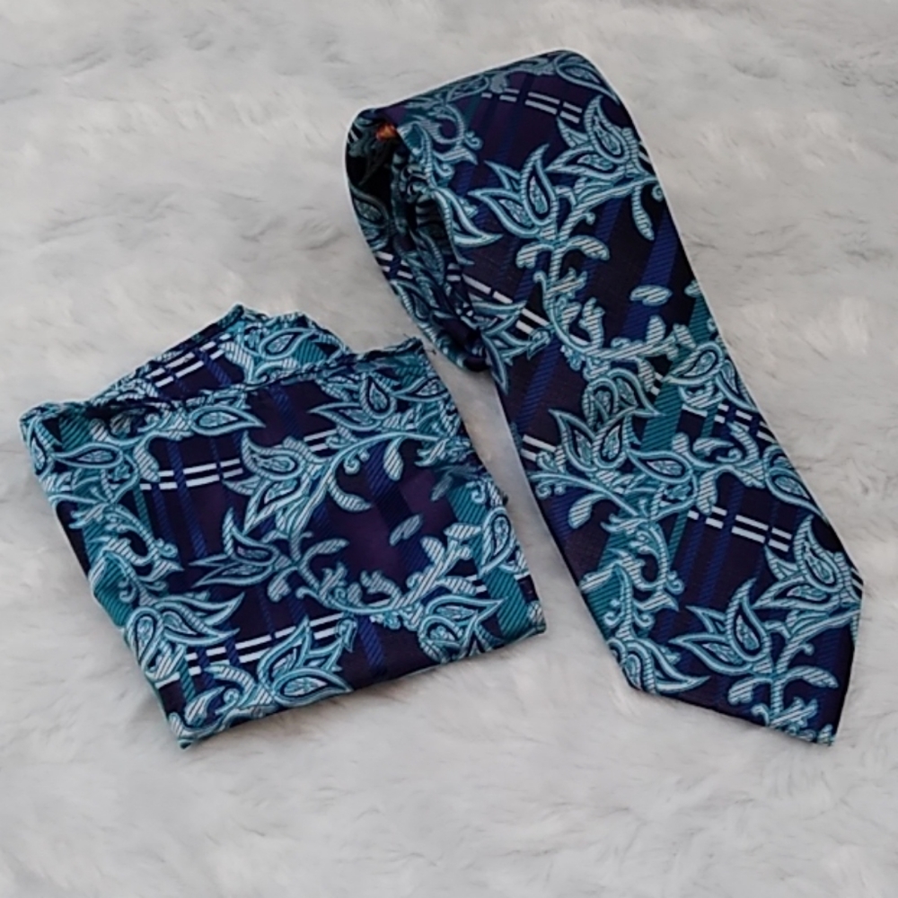 3/$15 John Sparks Neck Tie and Pocket Square